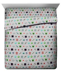Jay Franco Minecraft Monster Hunters Queen Sheet Set -