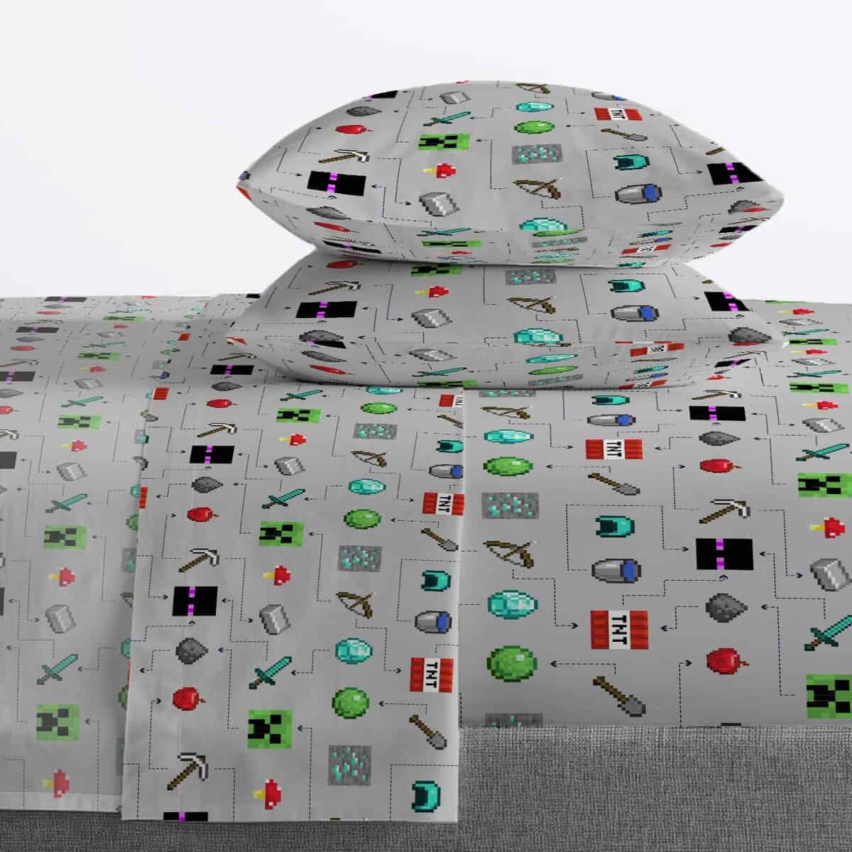 Jay Franco Minecraft Monster Hunters 5 Piezas Set de Cama - Imagen 6