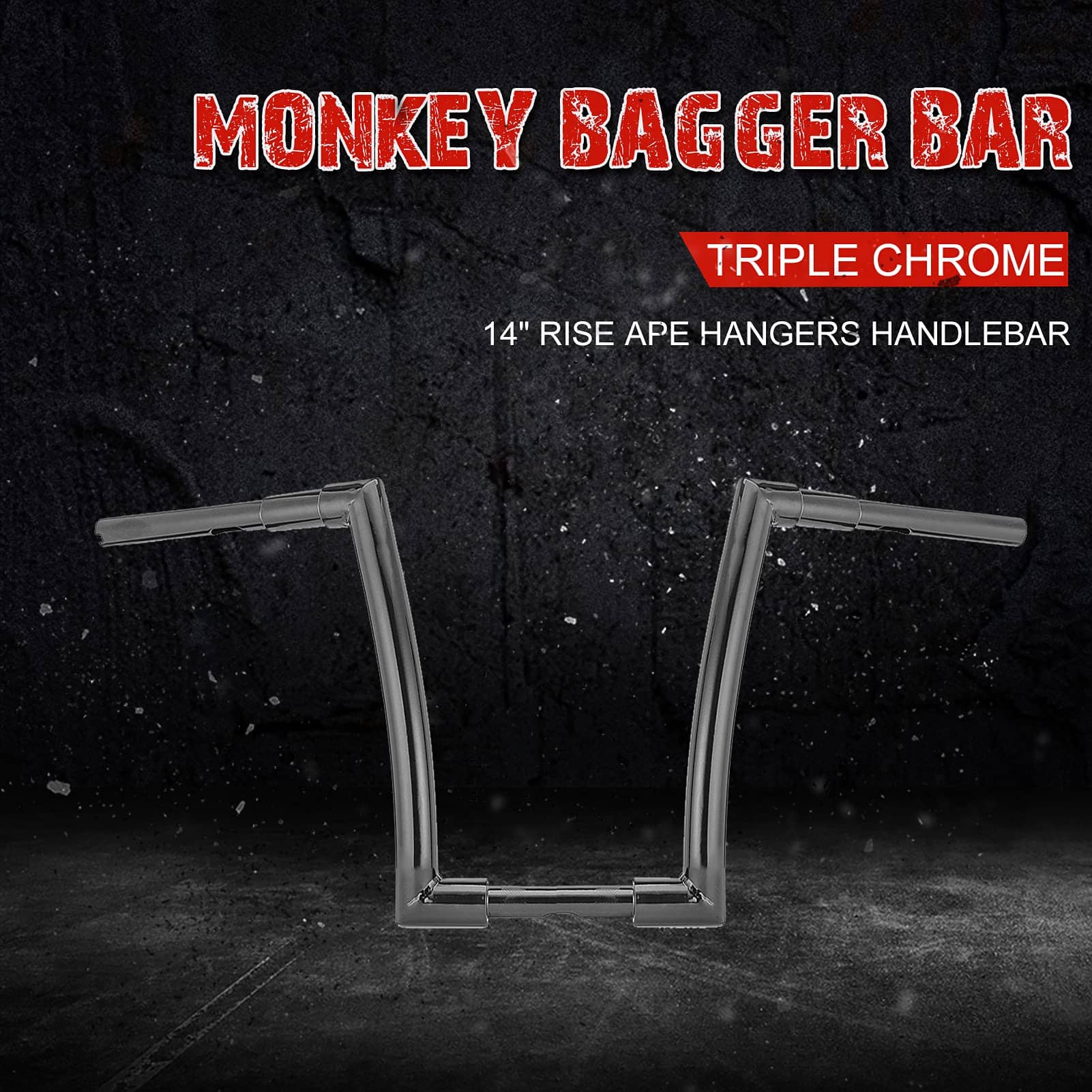 Manillar de 14" para Ape Hangers 1.5 pulgadas Fat Monkey - Imagen 7