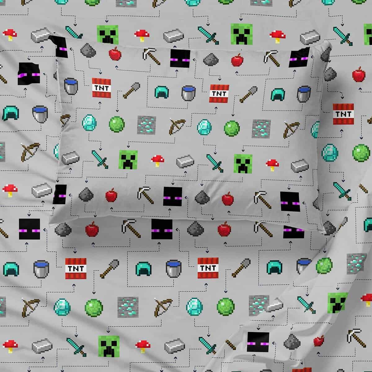 Jay Franco Minecraft Monster Hunters Juego de Cama para - Imagen 7