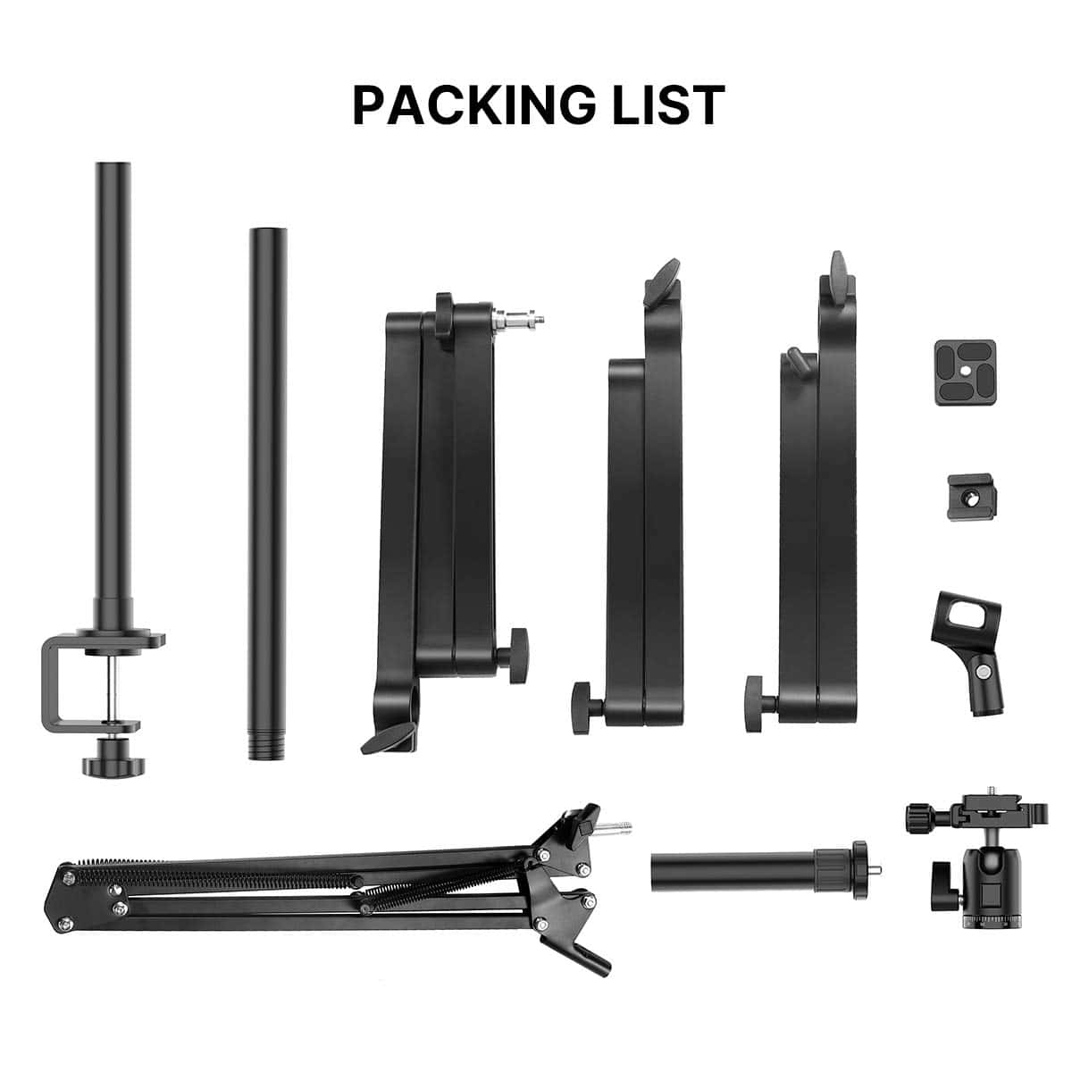 Brazo Flexible de Montaje en Escritorio para Transmisión en - Imagen 8