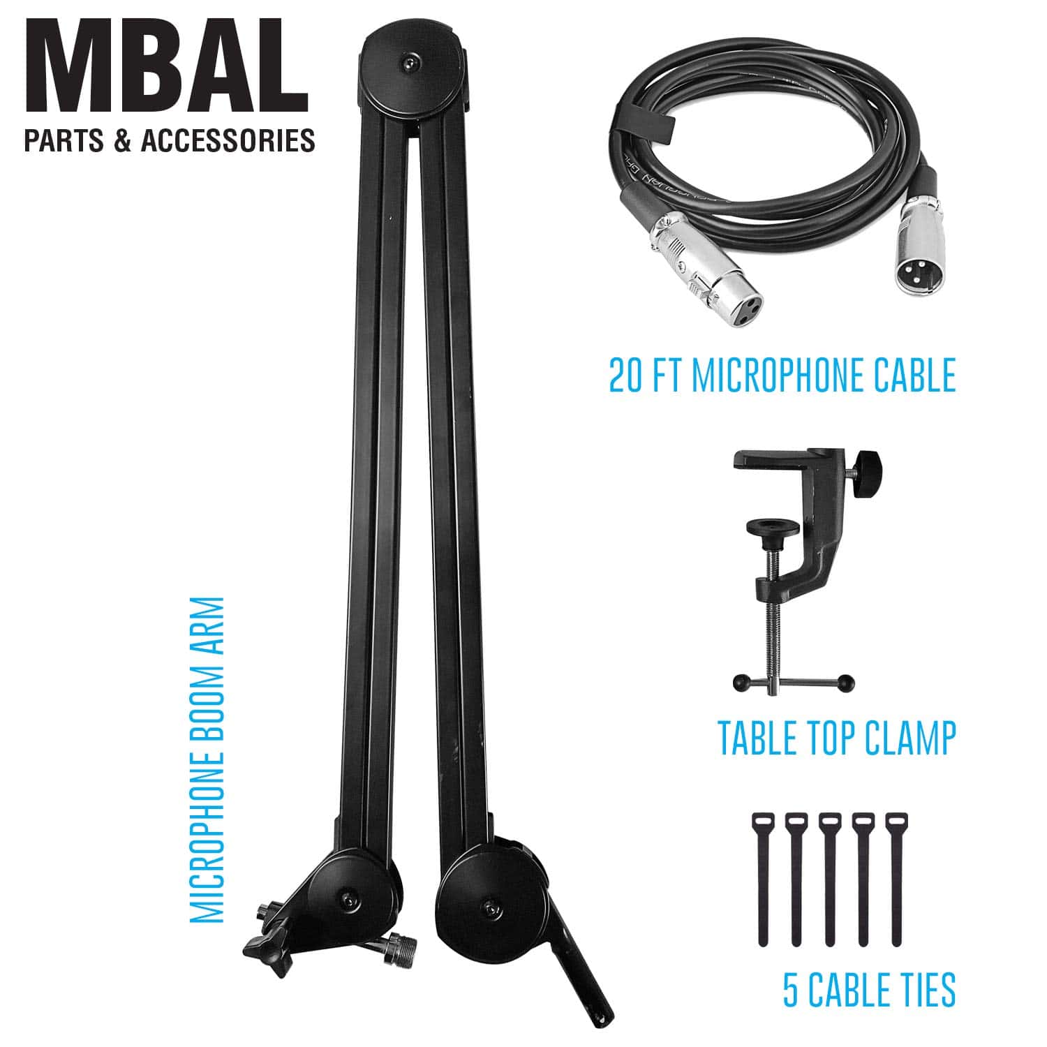 Soporte de Brazo de Micrófono de Escritorio Pesado - Imagen 4