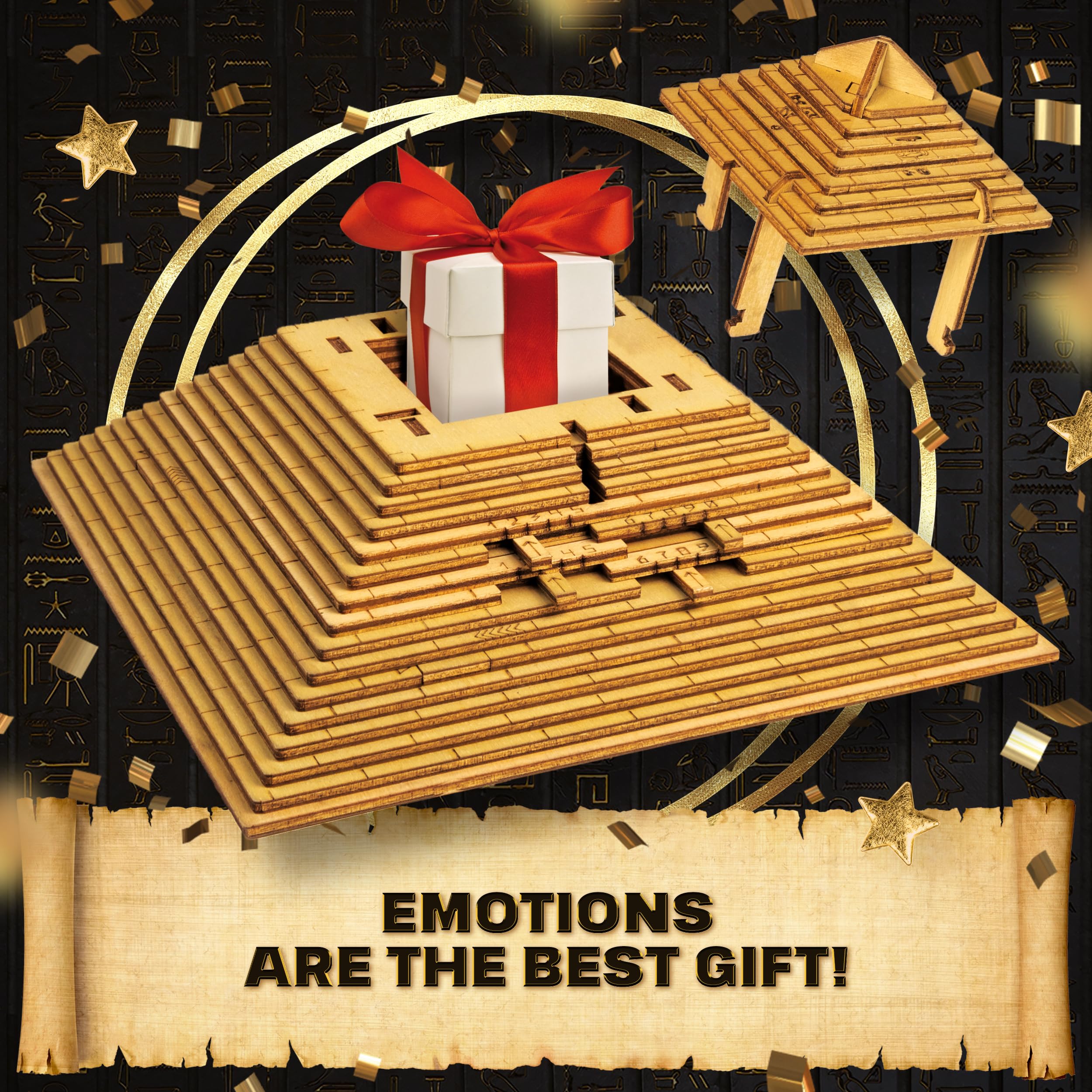 ESC WELT Quest Pyramid Puzzle Box - Juego de Escape en una - Imagen 5
