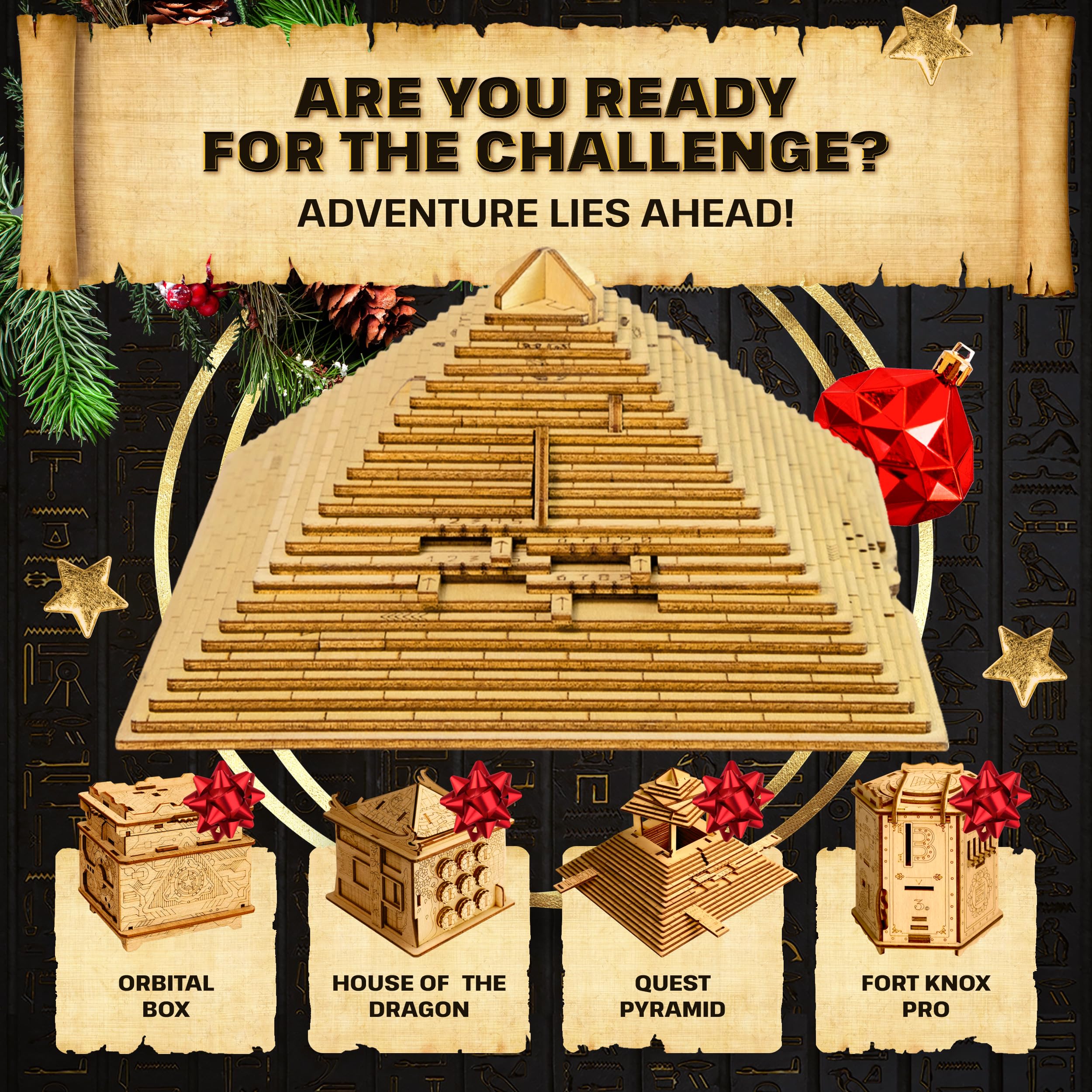 ESC WELT Quest Pyramid Puzzle Box - Juego de Escape en una - Imagen 7