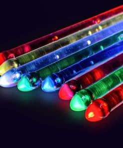 Baquetas luminosas LED Hami, 15 colores cambiantes, soporte