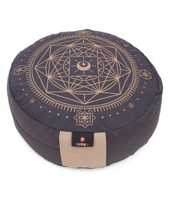 Cojín de Meditación Cudegui Zafu Relleno de Cáscara de Café