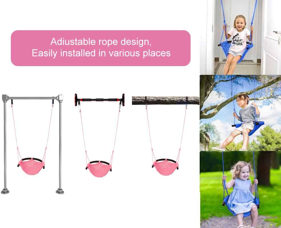 Columpio Colgante de Mano ROPECUBE para Niños con Cuerdas - Imagen 6