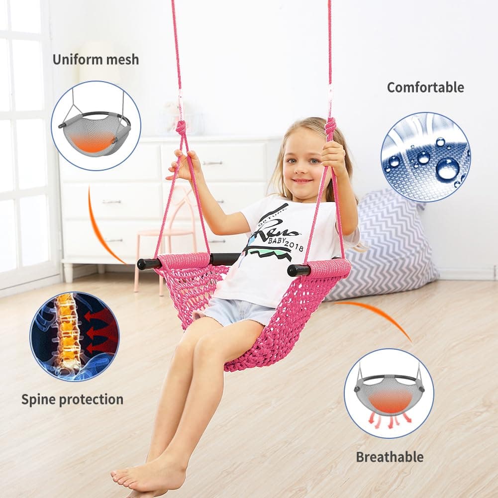 Columpio Colgante de Mano ROPECUBE para Niños con Cuerdas - Imagen 5