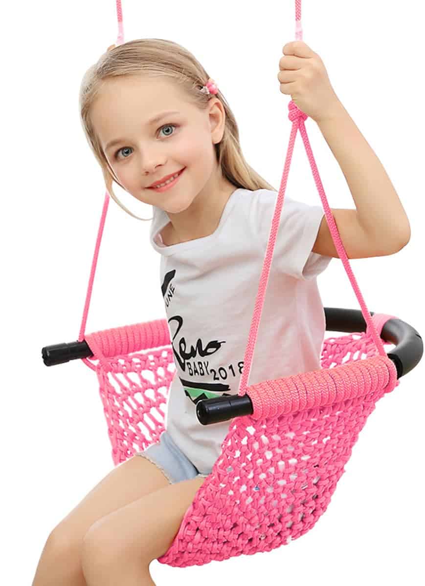 Columpio Colgante de Mano ROPECUBE para Niños con Cuerdas