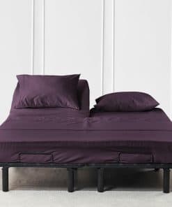 JS Sanders Collection 600TC Juego de Sábanas -Plum