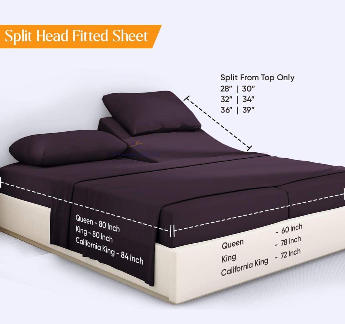 Juego de sábanas Flex Top King de la -Ciruela - Imagen 7