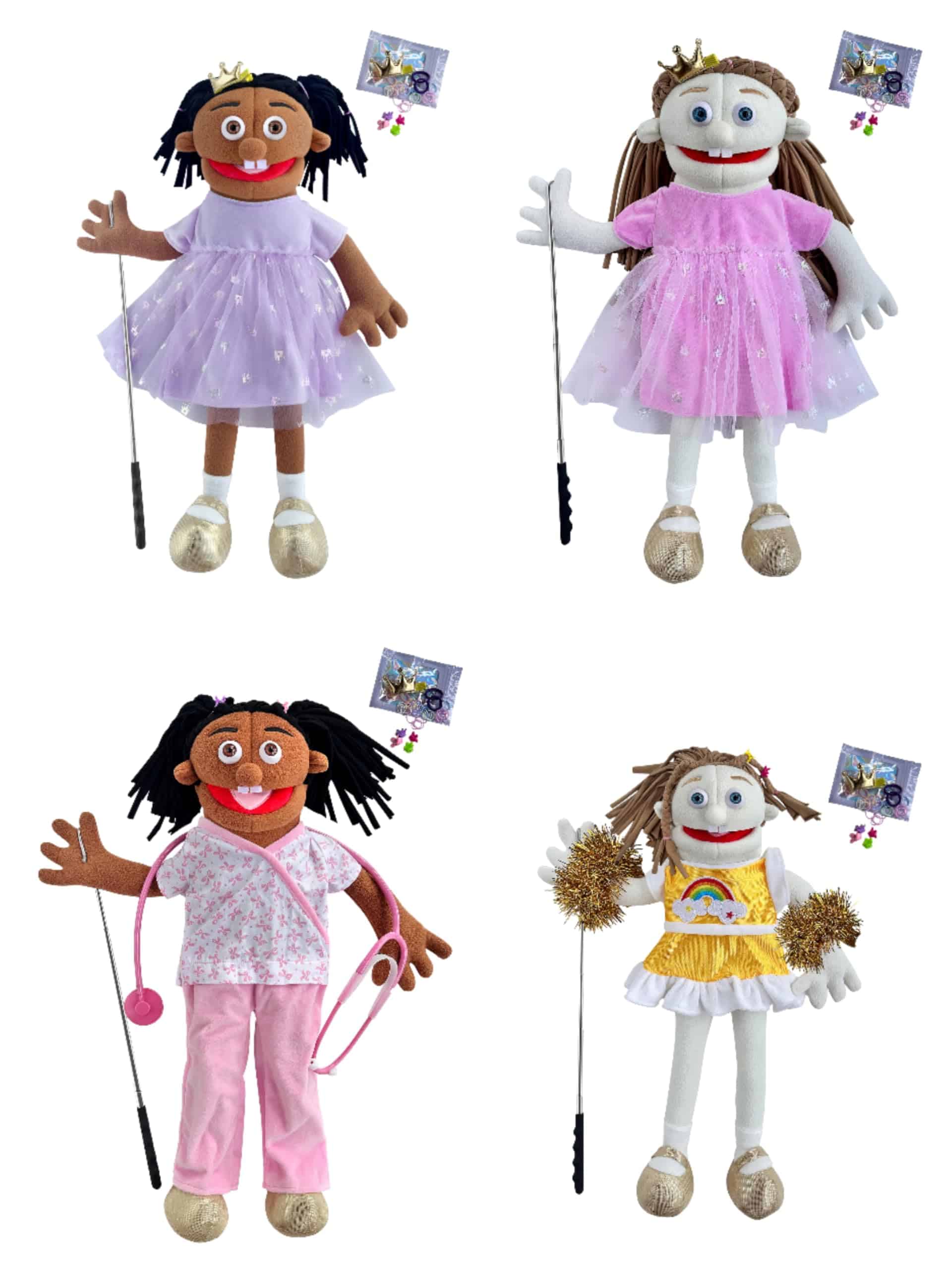 Titiritera Rodayna 25", Niña, Cuerpo Completo, Estilo - Imagen 7