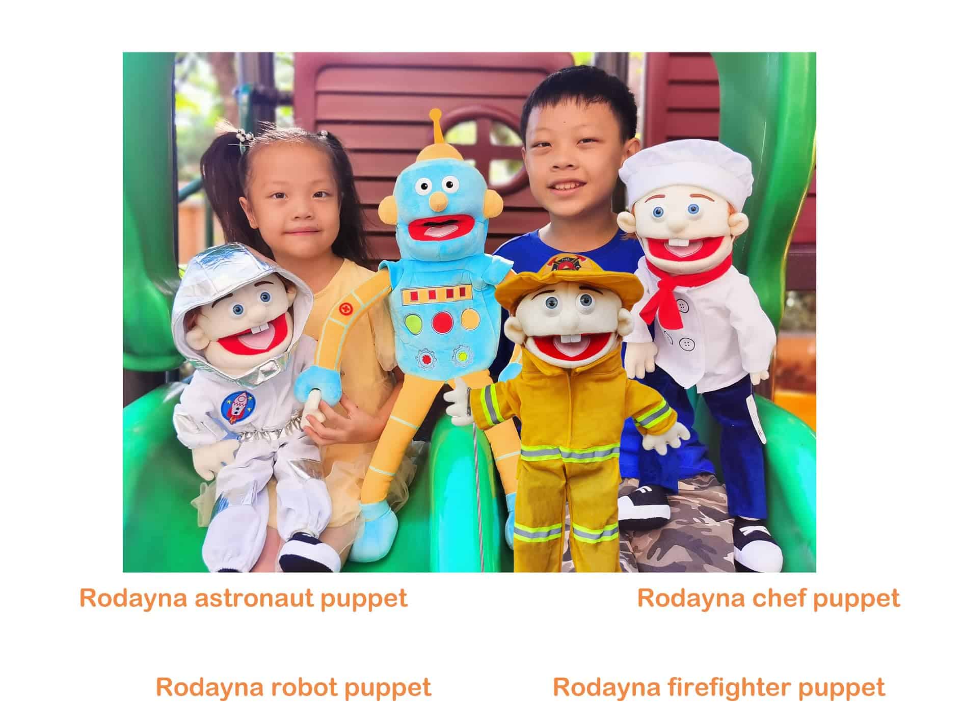 Titiritera Rodayna 25", Niña, Cuerpo Completo, Estilo - Imagen 8