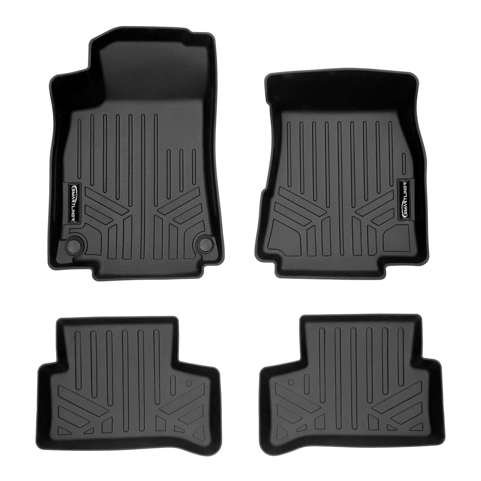 SMARTLINER SA0533/B0533 Juego de tapetes negros a medida