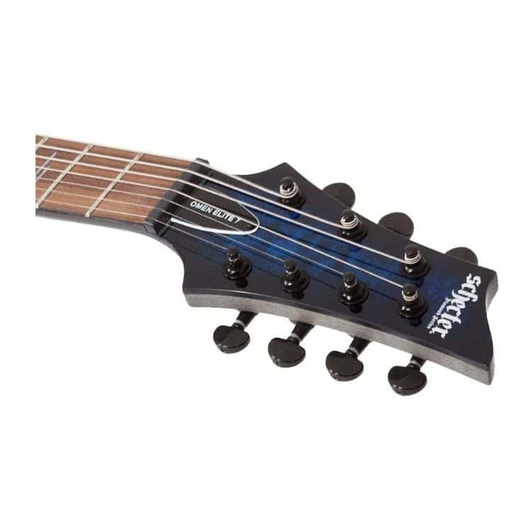Guitarra eléctrica Schecter Omen Elite-7 - See Thru Blue - Imagen 8
