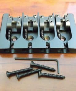 Puente de bajo de latón de estilo A de 4 cuerdas Hipshot,