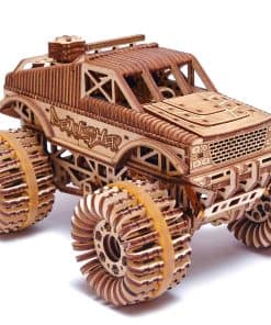 Rompecabezas de Madera 3D Monster Pickup Truck Car de Wood