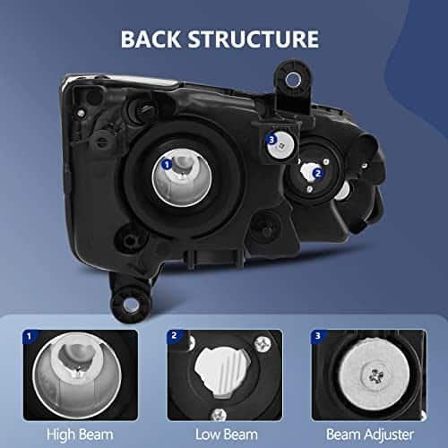 Conjunto de faros ECCPP para Chrysler Town & Country - Imagen 4