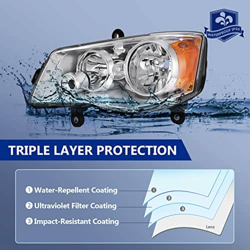 Conjunto de faros ECCPP para Chrysler Town & Country - Imagen 6