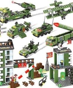 Conjunto de 1162 Piezas Bloques de Construcción de una Base