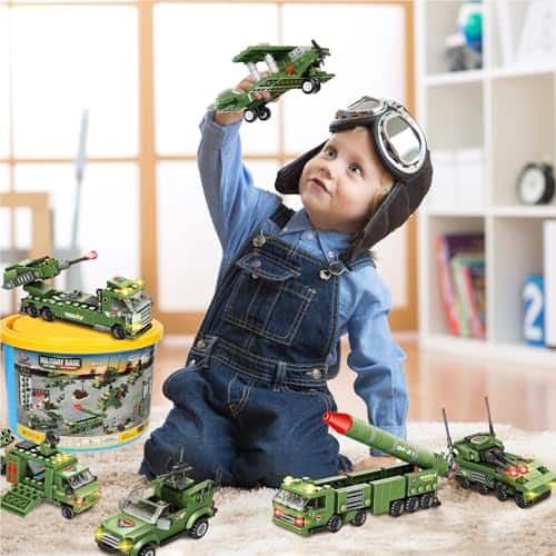 Conjunto de 1162 Piezas Bloques de Construcción de una Base - Imagen 7