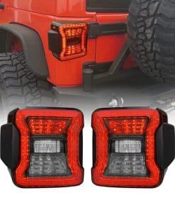 Luces traseras de lentes ahumados LED para Jeep Wrangler
