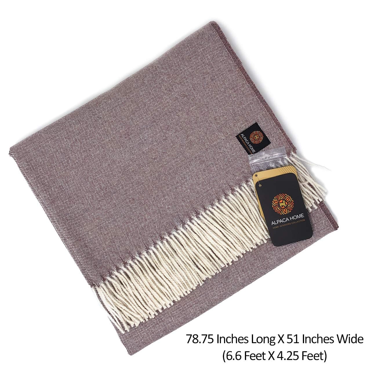 Alpaca Home | Manta de Lana de Alpaca Tejida a Mano - Imagen 3