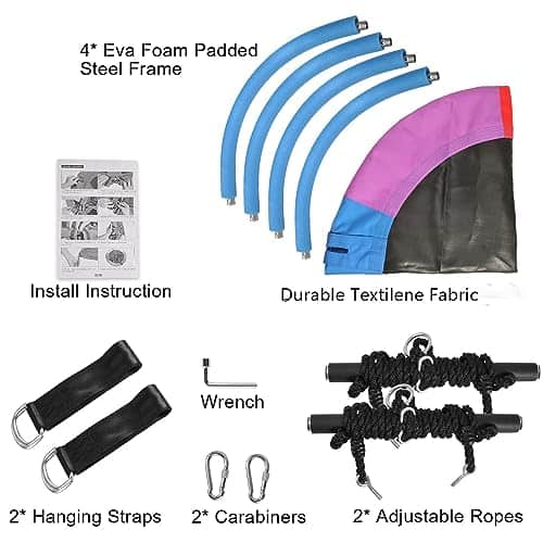Columpio de árbol Treeswin 40 pulgadas, Capacidad de peso - Imagen 8