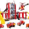 Set de Bloques de Construcción STEM de Estación de Bomberos