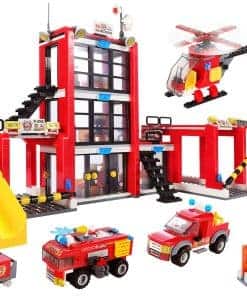 Set de Bloques de Construcción STEM de Estación de Bomberos