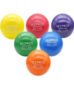 Set de 6 pelotas de esponja SEEPROS - Suave al tacto,
