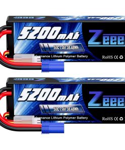 Batería Lipo Zeee 2S 5200mAh 7.4V 50C Estuche Rígido con