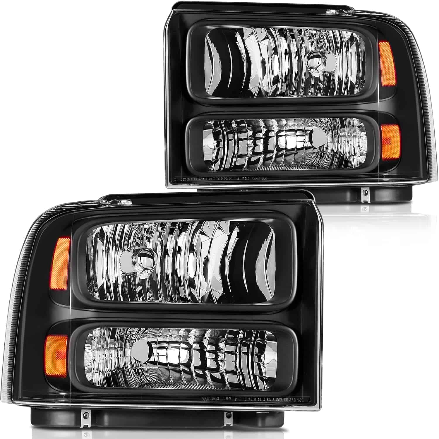 Conjunto de Faros ECCPP Para Ford F-250/F-350 2005-2007