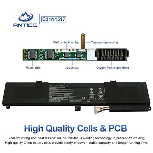 ANTIEE C31N1517 Batería de Portátil Compatible con ASUS - Imagen 4