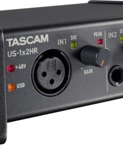 Interfaz de audio USB Tascam US-1X2HR 1 Mic 2IN/2OUT de