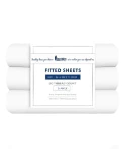 Sabana Ajustable Blanca Linteum Textile Supply para Cama