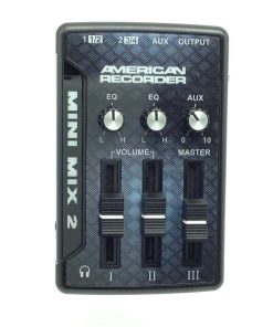 Mini Mezcladora de Audio Portátil de 2-3 Canales Entrada /