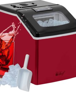 Máquina de Hielo para Encimera Deco Chef 40LB/24H, 24 Cubos