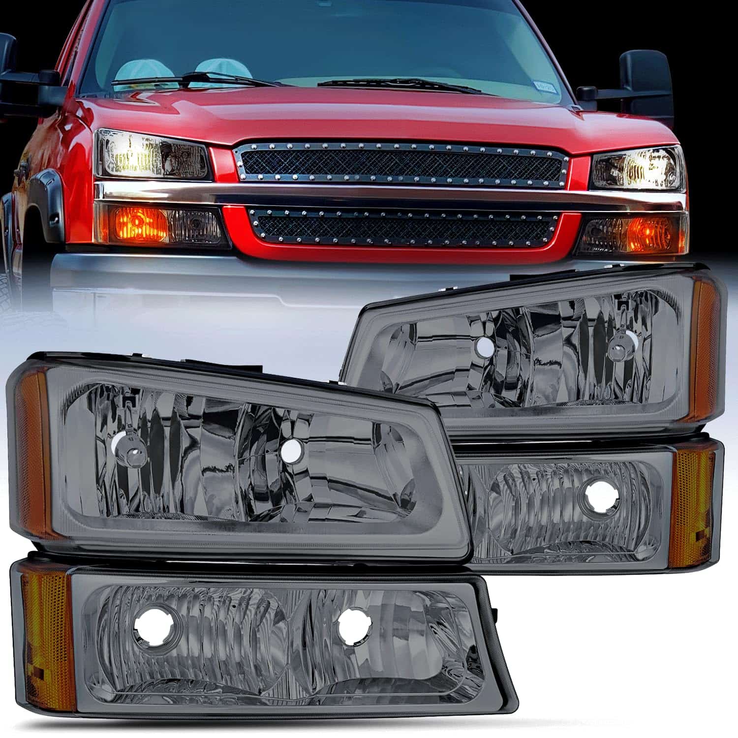 Conjunto de faros Nilight para Chevy Silverado Avalanche