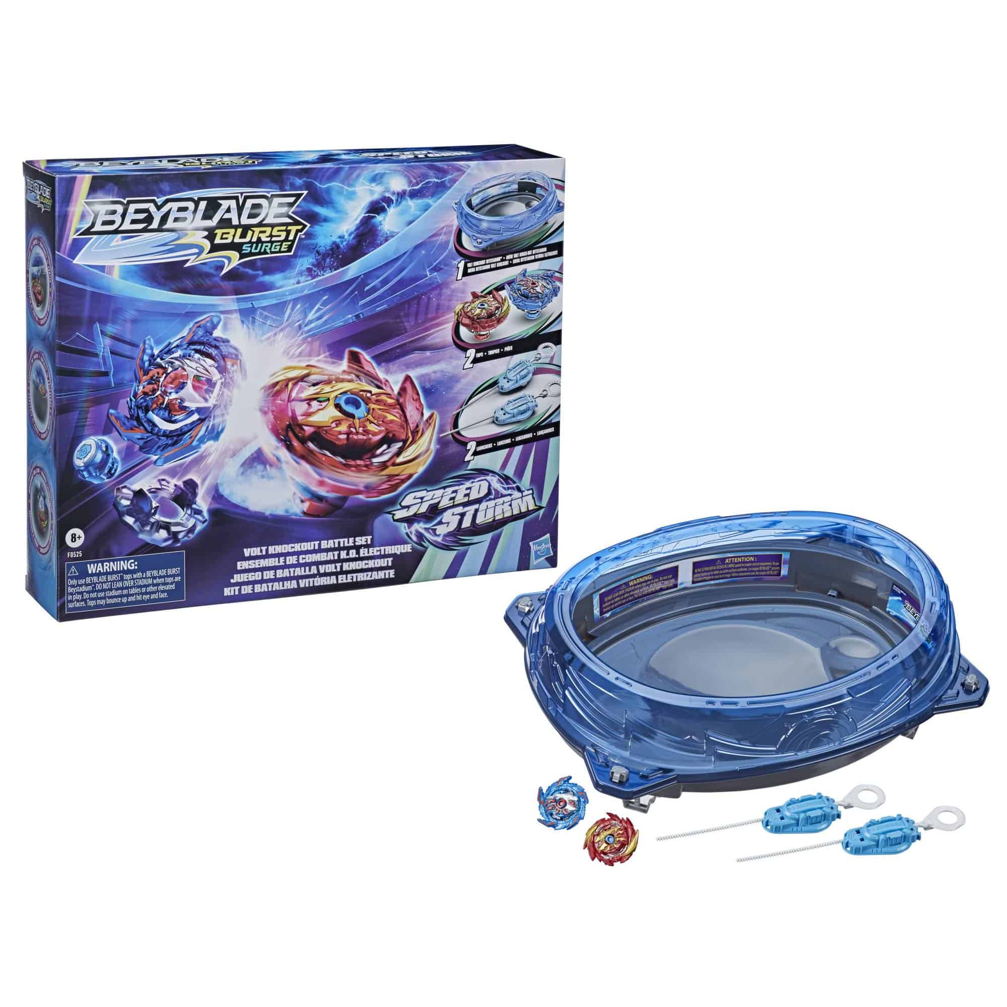 Set de Batalla Beyblade Burst Surge Speedstorm Volt - Imagen 4