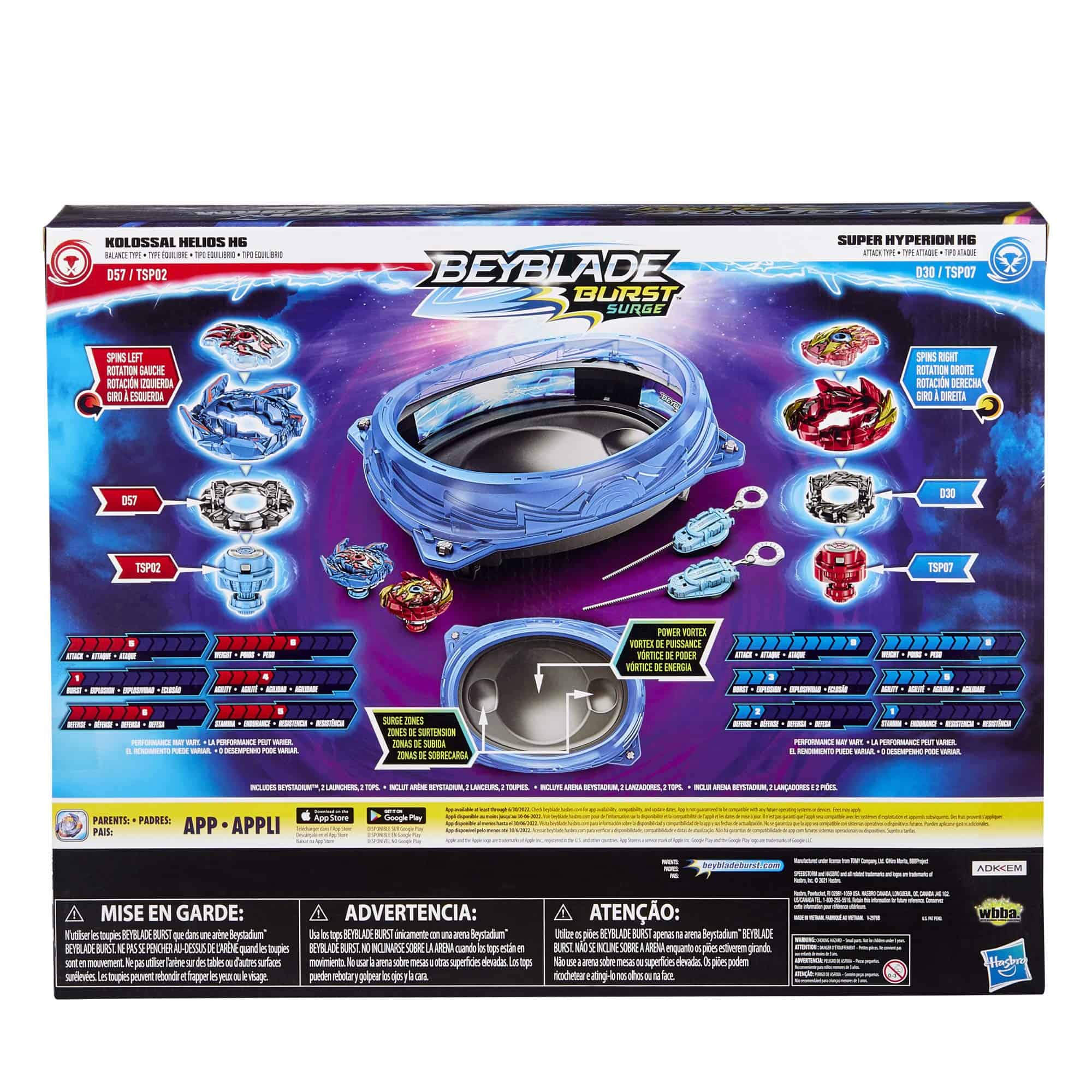 Set de Batalla Beyblade Burst Surge Speedstorm Volt - Imagen 7