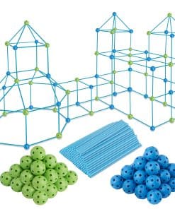 Kit de 130 piezas Kids Fort Building - Constructor de