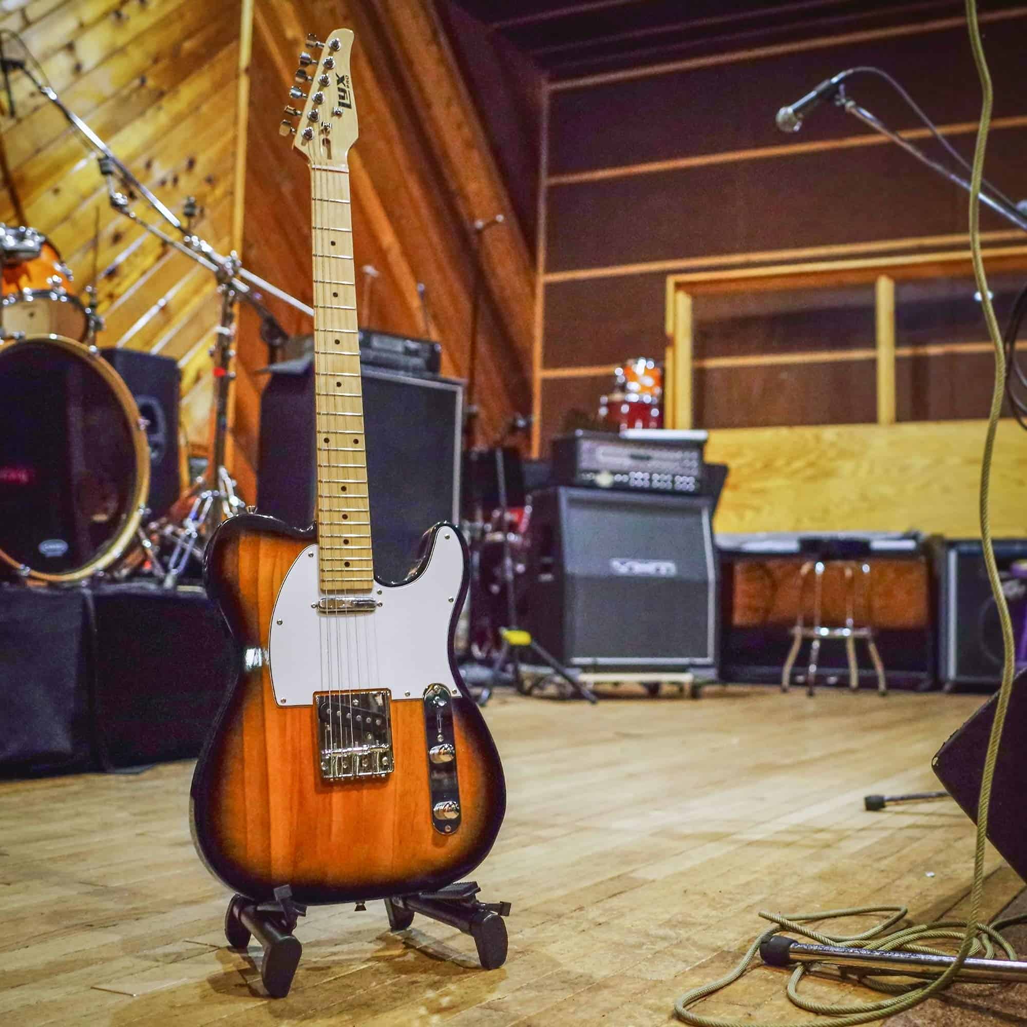 Guitarra Eléctrica LyxPro TL Series de 39 pulgadas, Cuerpo - Imagen 8