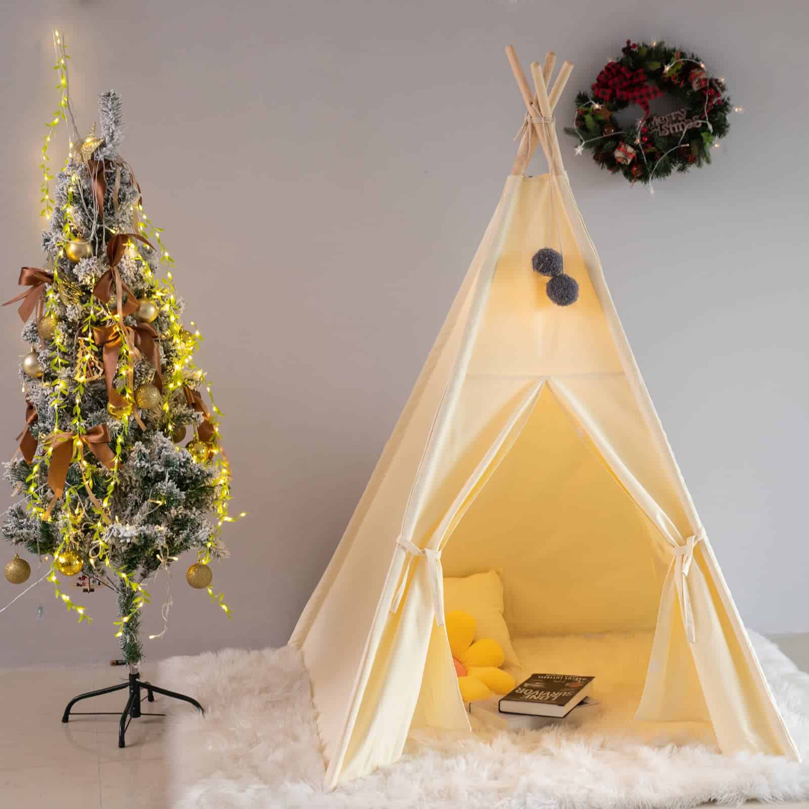 Tienda de Campaña para Niños, Tienda de Lona para Niños con - Imagen 7