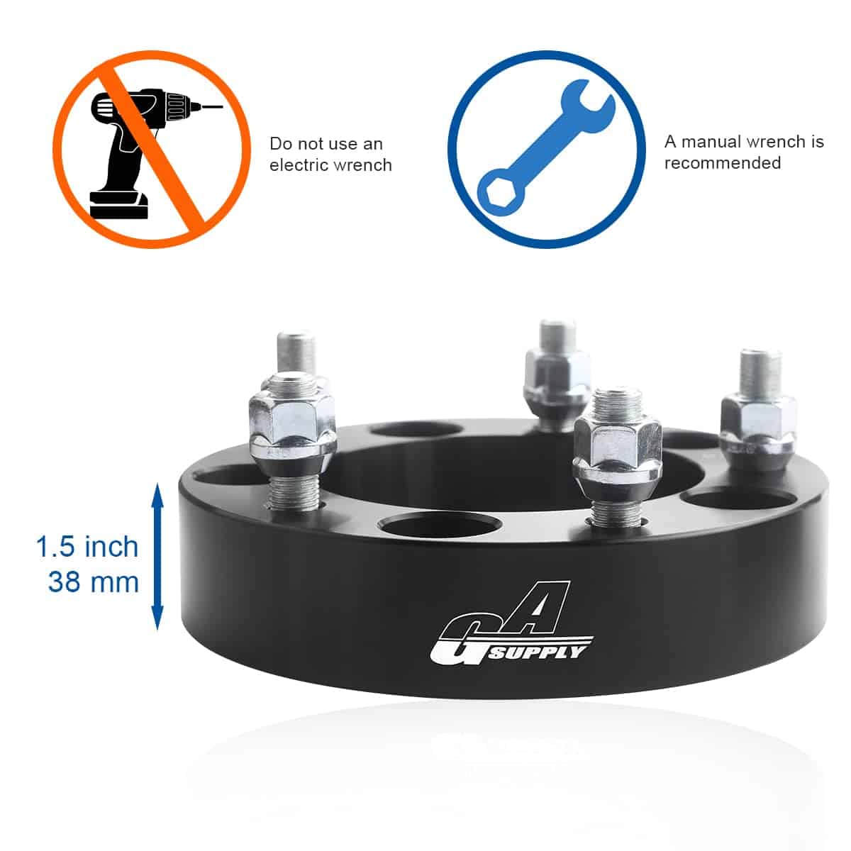 Espaciadores de Rueda GAsupply 1.5'' 5x5.5, Compatible con - Imagen 4