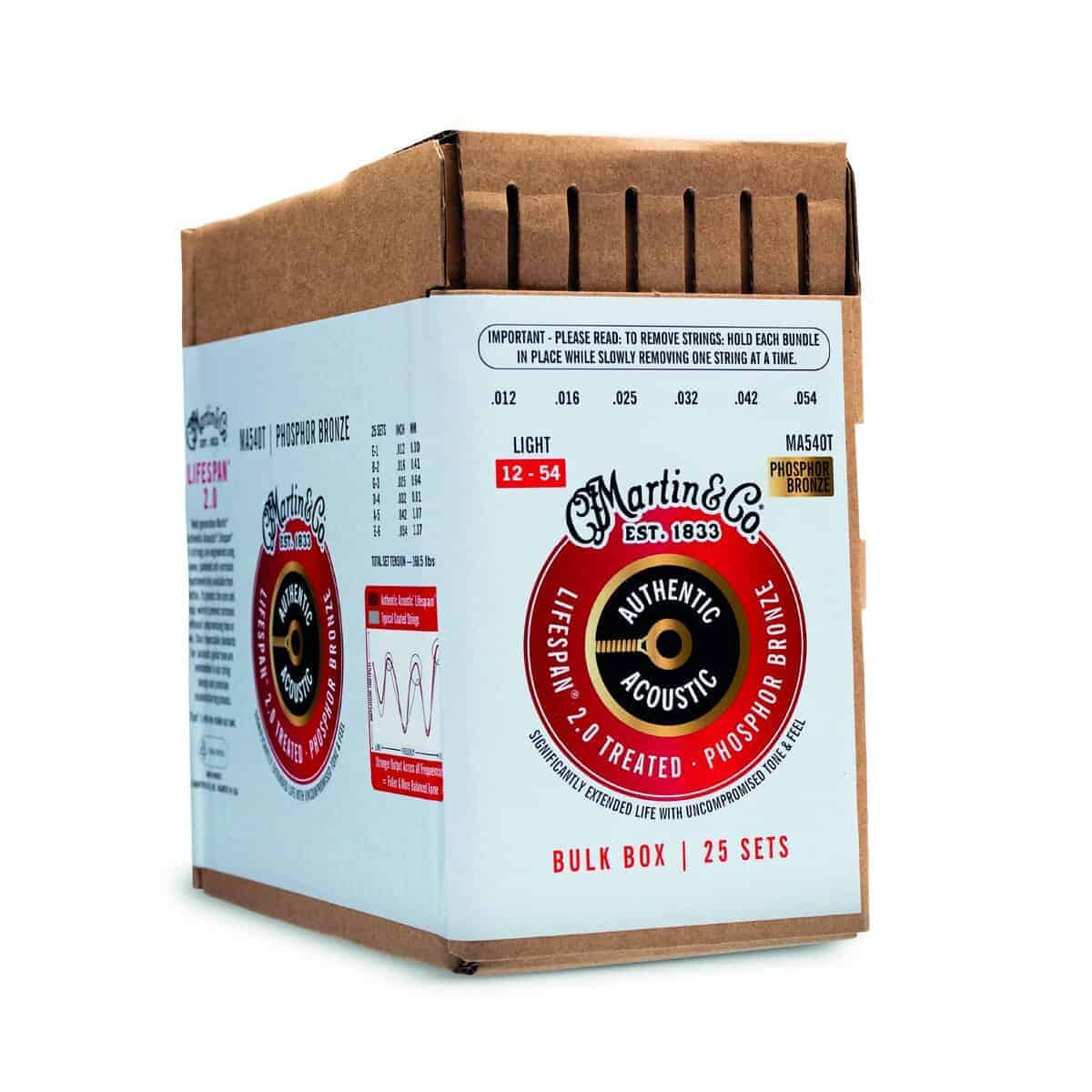 Cuerdas de Guitarra Martin Authentic Acoustic Lifespan 2.0,