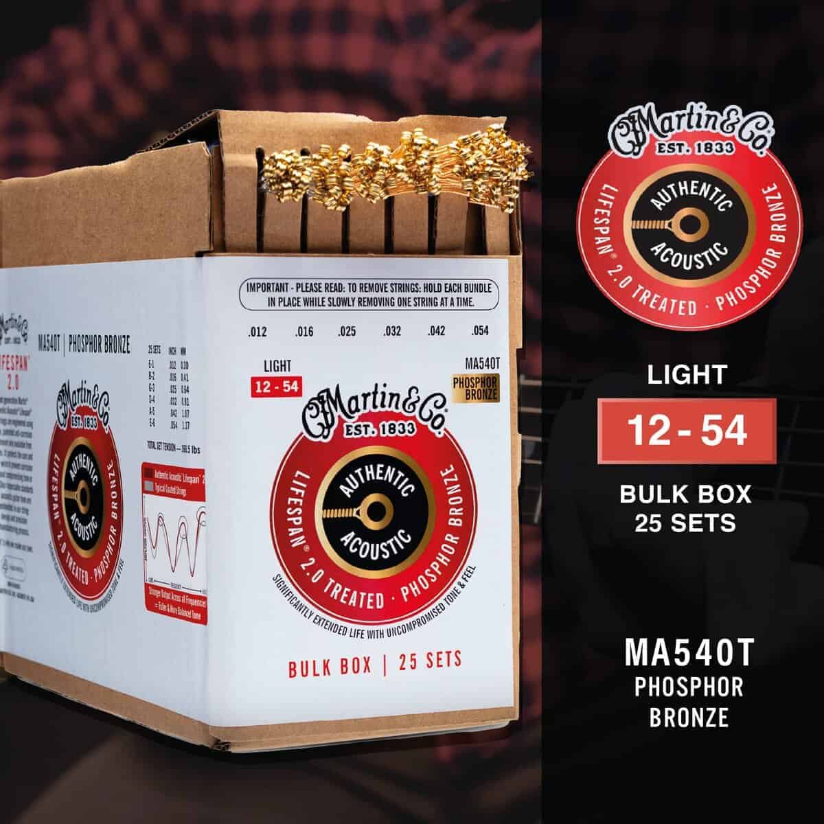Cuerdas de Guitarra Martin Authentic Acoustic Lifespan 2.0, - Imagen 4