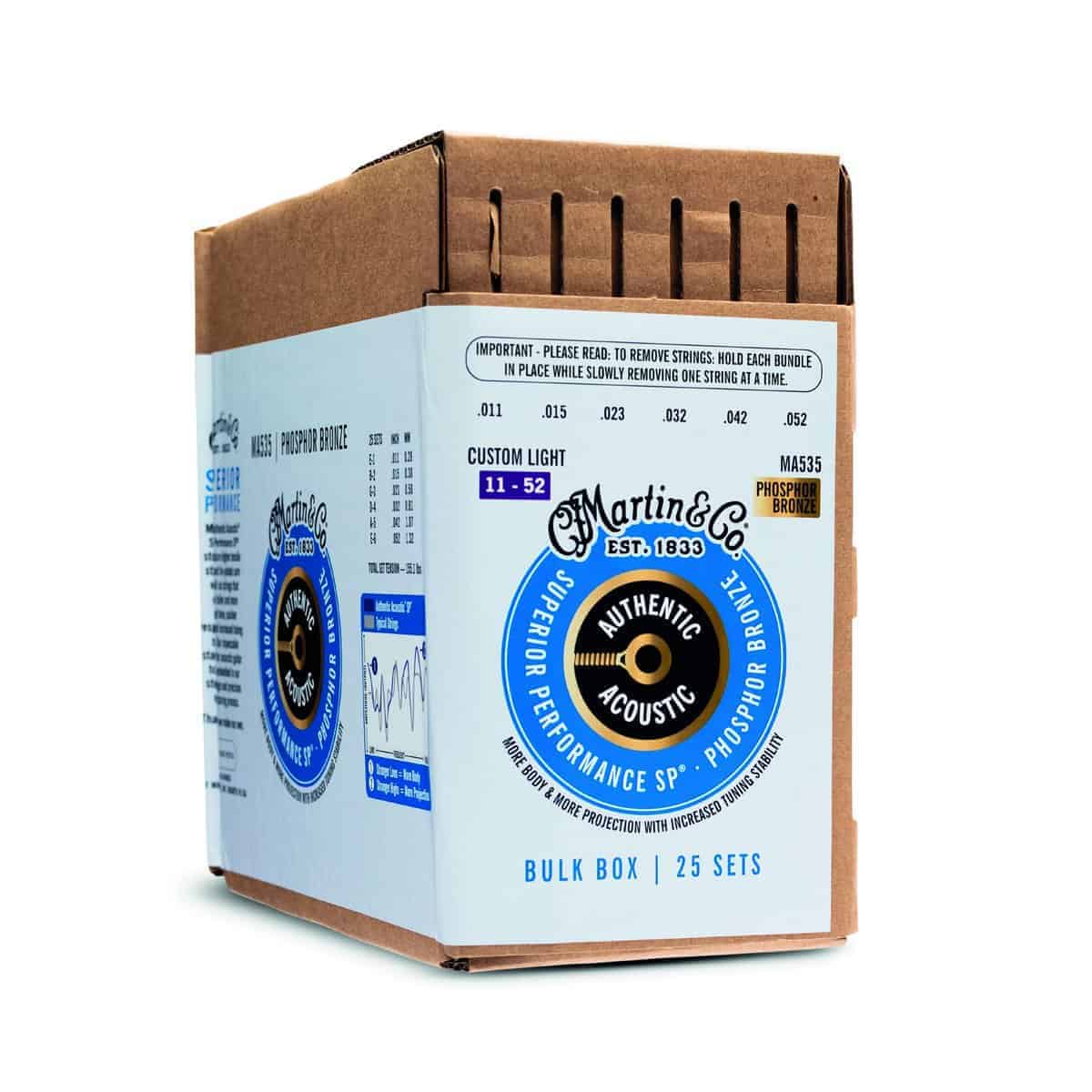 Cuerdas de Guitarra Martin Authentic Acoustic, Superior