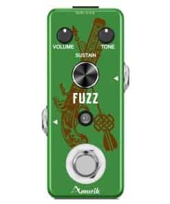Pedal de Fuzz para Guitarra Amuzik Efecto de Distorsión