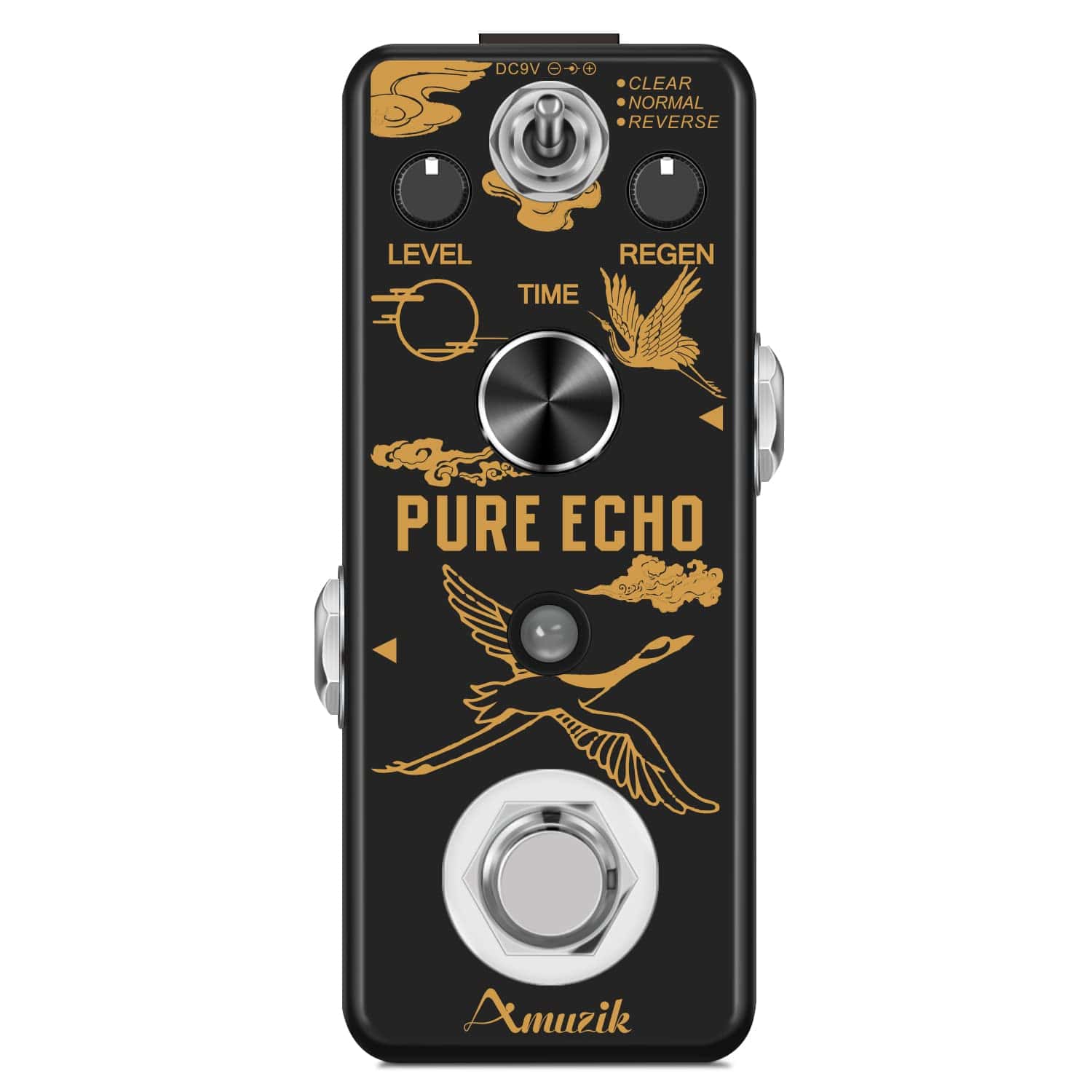 Pedal de Efecto de Guitarra Amuzik Pure Echo Delay